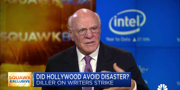 Barry Diller on Hollywood writers' strike, streaming economy and media landscape