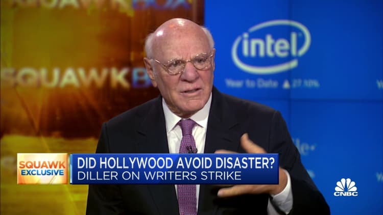 Barry Diller on Hollywood writers' strike, streaming economy and media landscape