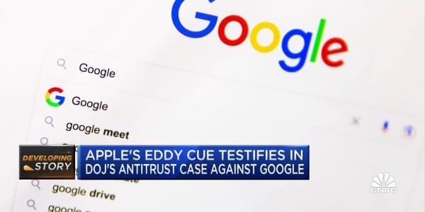 Apple's Eddy Cue testifies in DOJ's antitrust case against Google