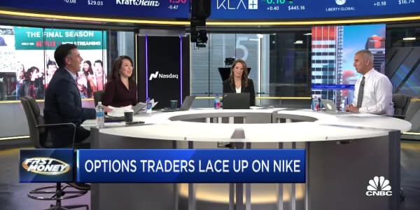 Options traders betting Nike's post earnings move has some real sole