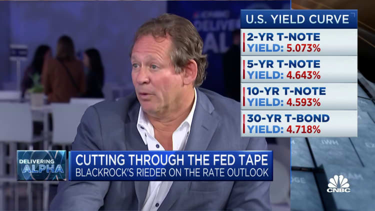 The Fed should be done hiking rates, says BlackRock's Rick Rieder
