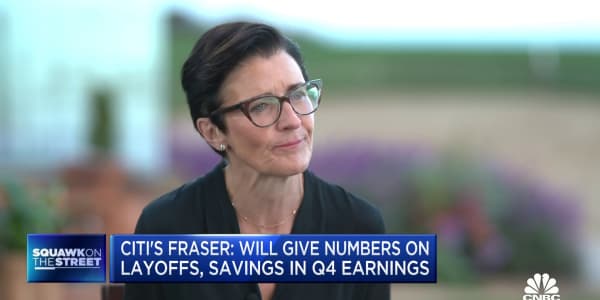 Citigroup CEO Jane Fraser sees 'cracks’ emerging among some consumers as savings dry up