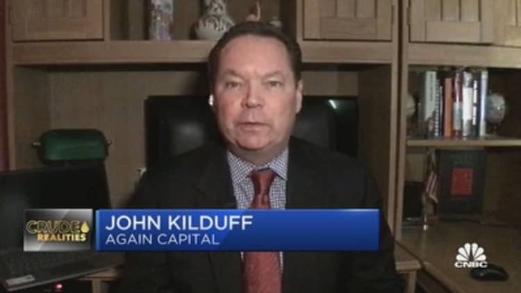 Oil prices will likely retreat from their highs into year-end, says Again Capital's John Kilduff