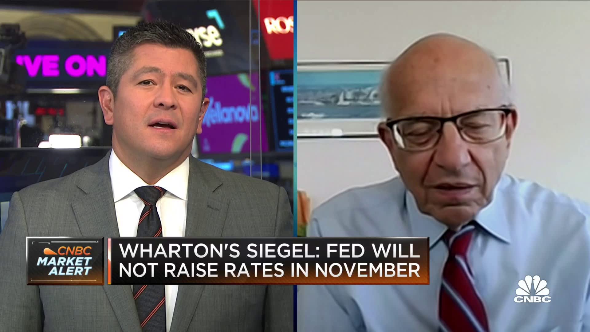 The Fed will not raise rates in November, says Wharton's Jeremy Siegel
