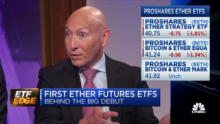 Ether futures ETFs hit the market