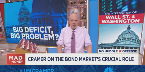 I think we've taken for granted that our budget deficit won't matter in our lifetime, says Jim Cramer