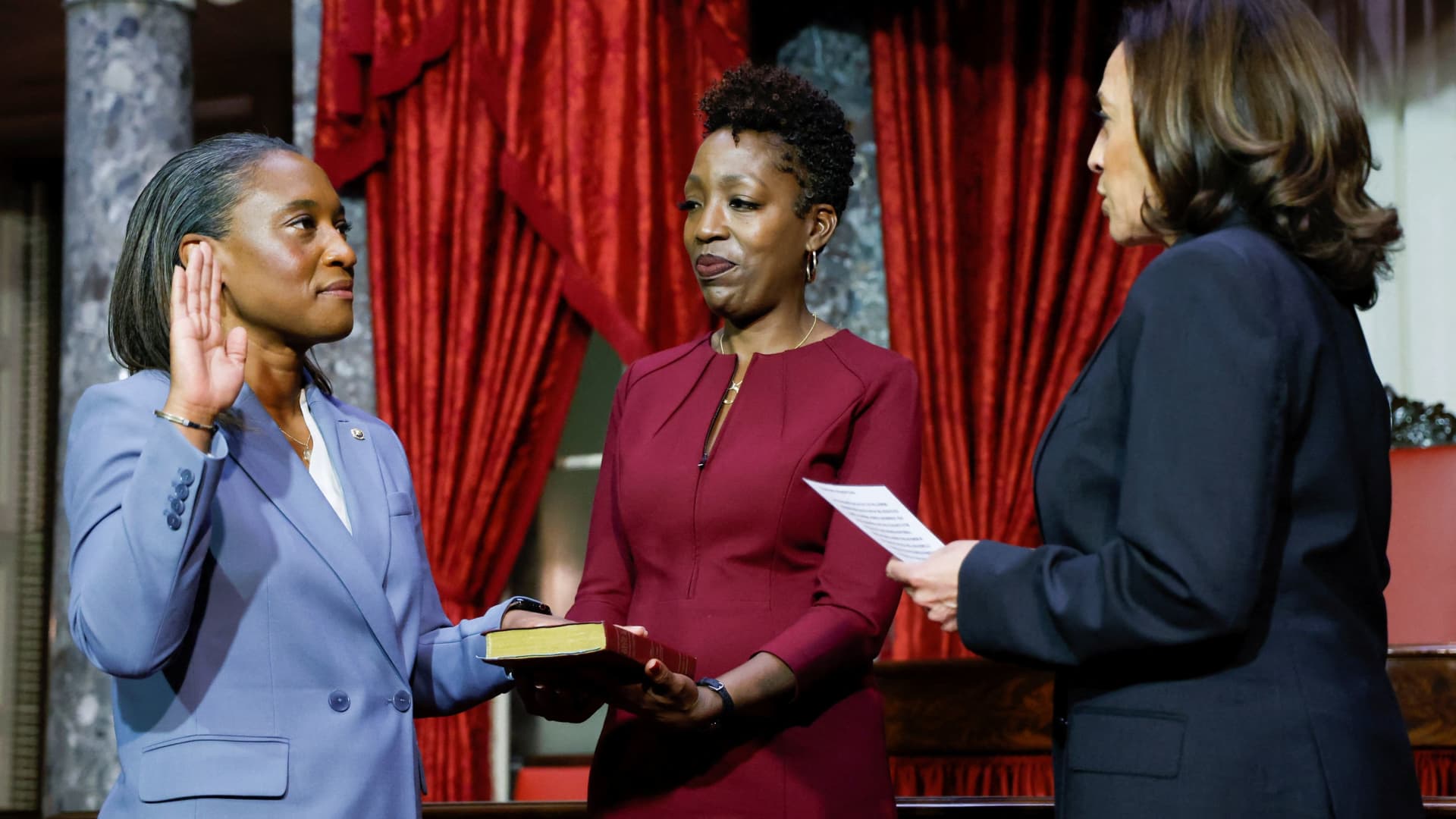 Butler sworn in to replace late California Sen. Feinstein, becoming third Black female senator in U.S. history