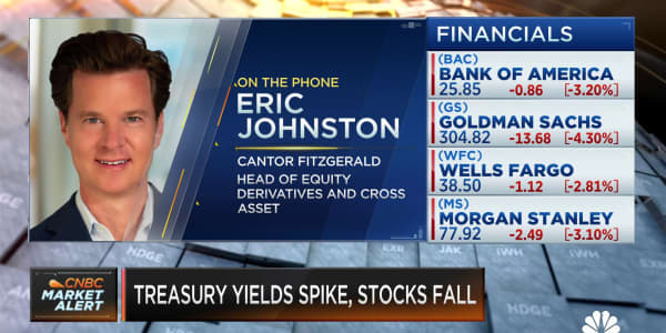 Cantor's Eric Johnston says stocks will face headwinds amid rising interest rates