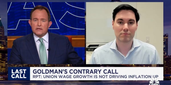 New Goldman Sachs report says union wage growth does not drive inflation