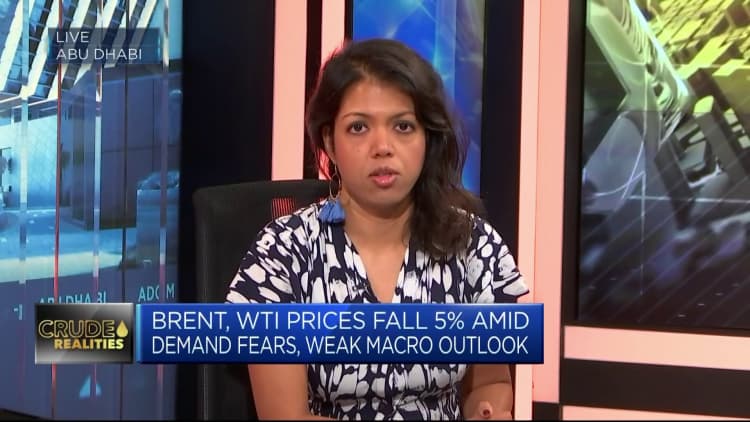 OPEC+ 'very concerned' about oil demand fears, Energy Aspects' Amrita Sen says