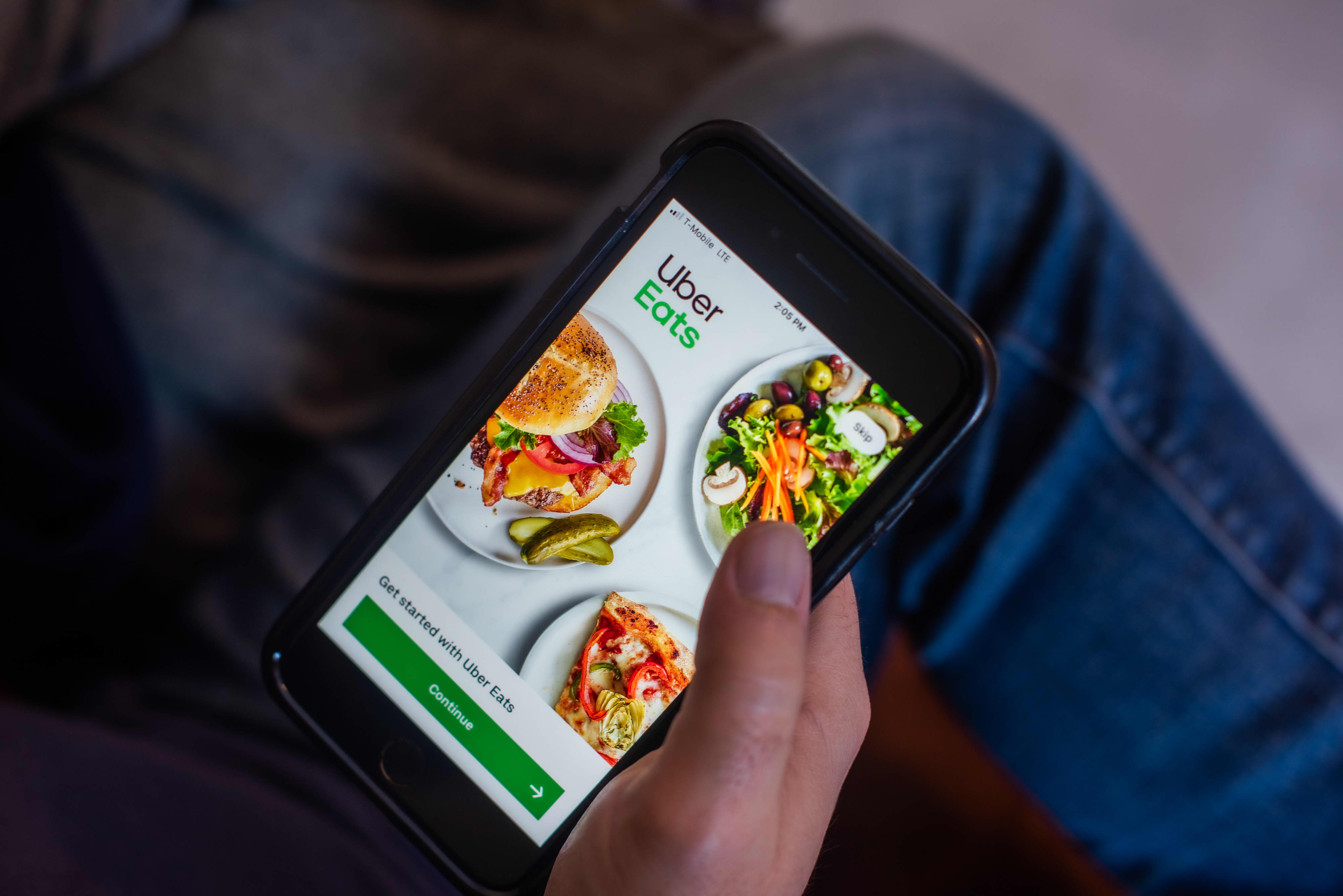 Uber Eats now time same you at lets order from stores the two