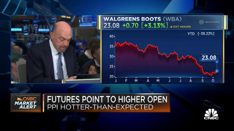 Cramer’s Mad Dash on Walgreens Boots: The stock should be bought 'perhaps aggressively'