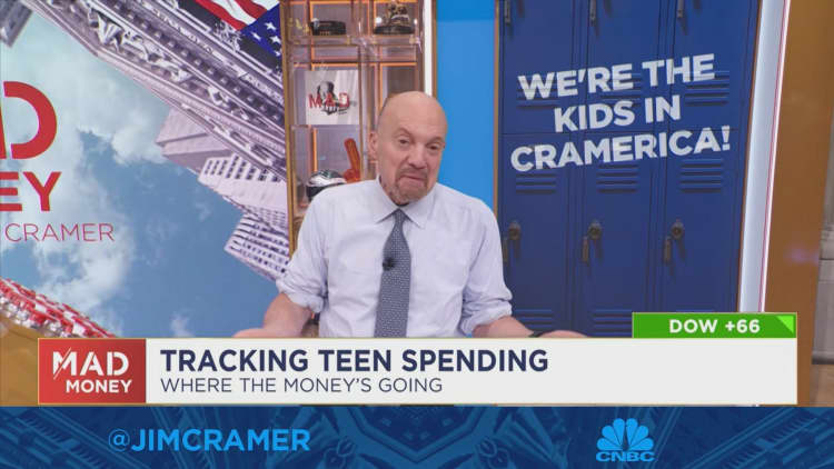 Jim Cramer breaks down Piper Sandler's teen survey results