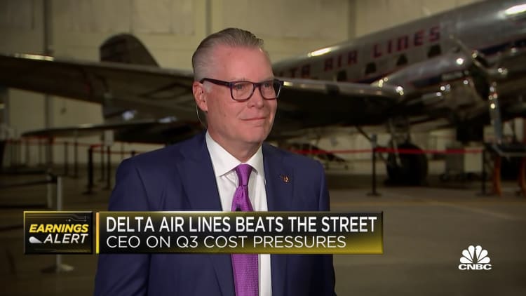 Delta Air Lines CEO Ed Bastian on third quarter results, travel demand and SkyMiles backlash
