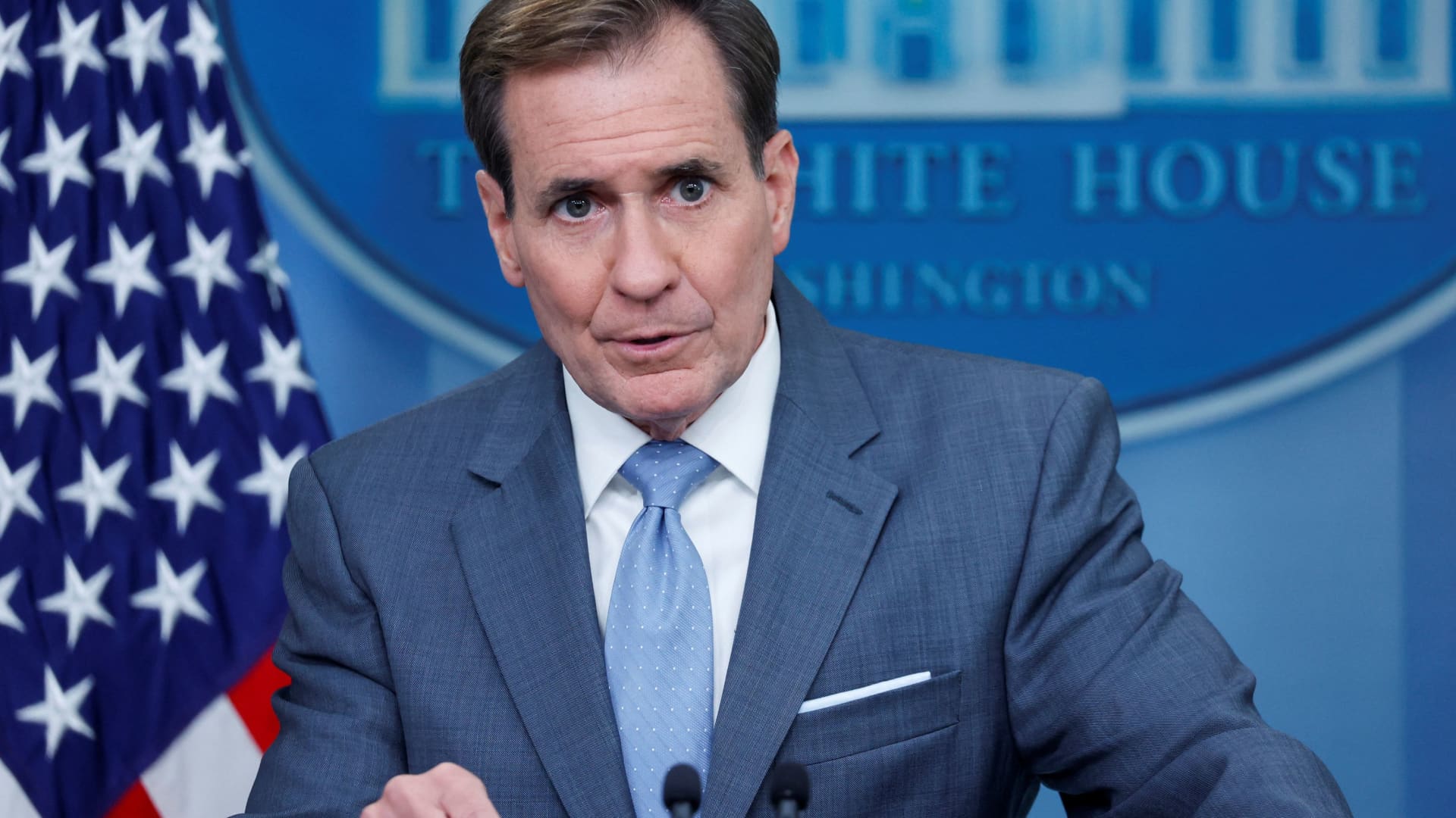 White House National Security Council Strategic Communications Coordinator John Kirby.