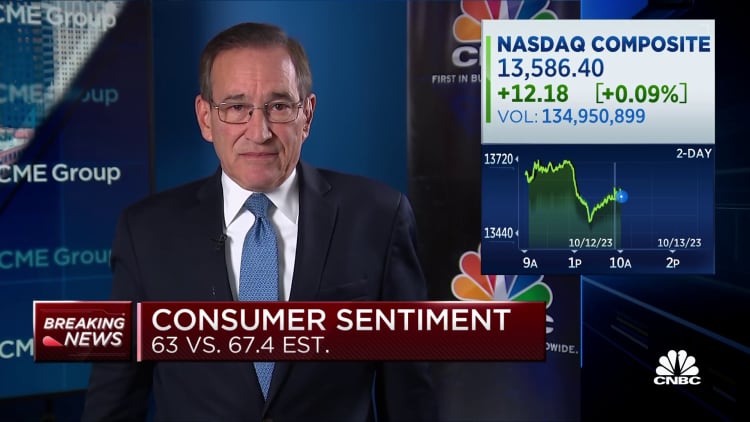 Consumer sentiment slips, inflation outlook spikes, survey shows