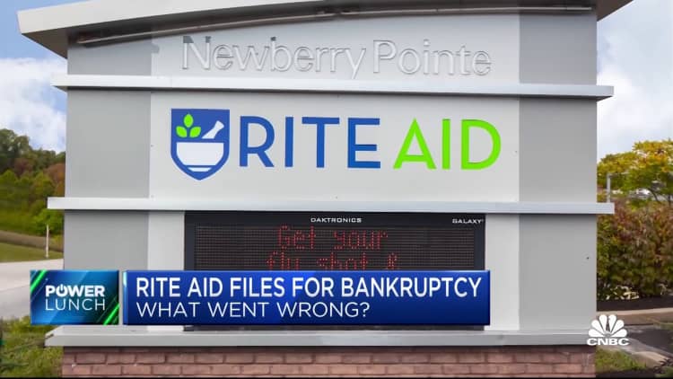 Rite Aid Files For Bankruptcy, Will Close Underperforming Stores