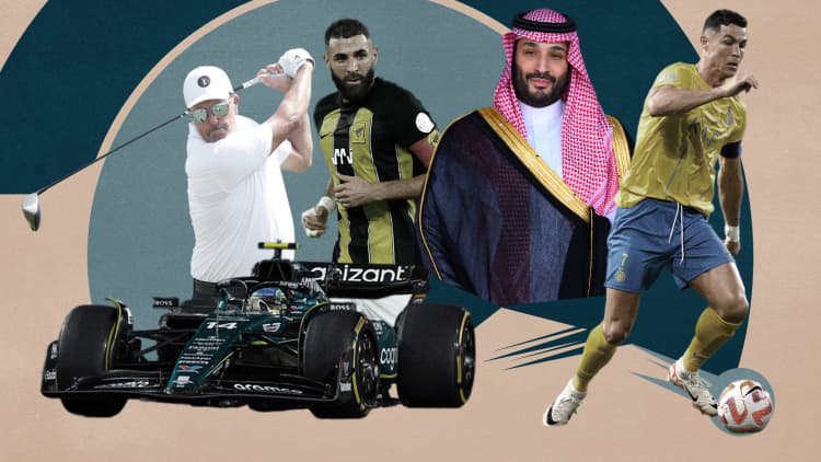 Zal de Saoedische prins zijn bbp-groei van 1,5% uit de sport halen?