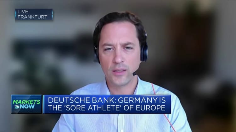 Germany is the “sick athlete” of Europe, not its “sick man,” says the Deutsche Bank strategist