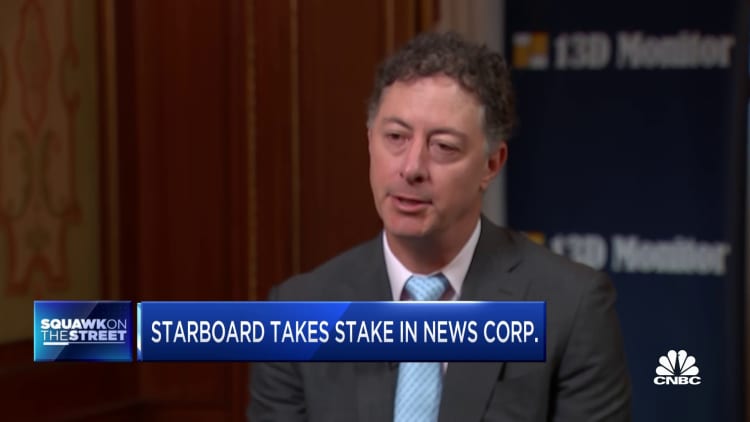 Starboard Value CEO Jeff Smith on stake in News Corp., push for separation of divisions