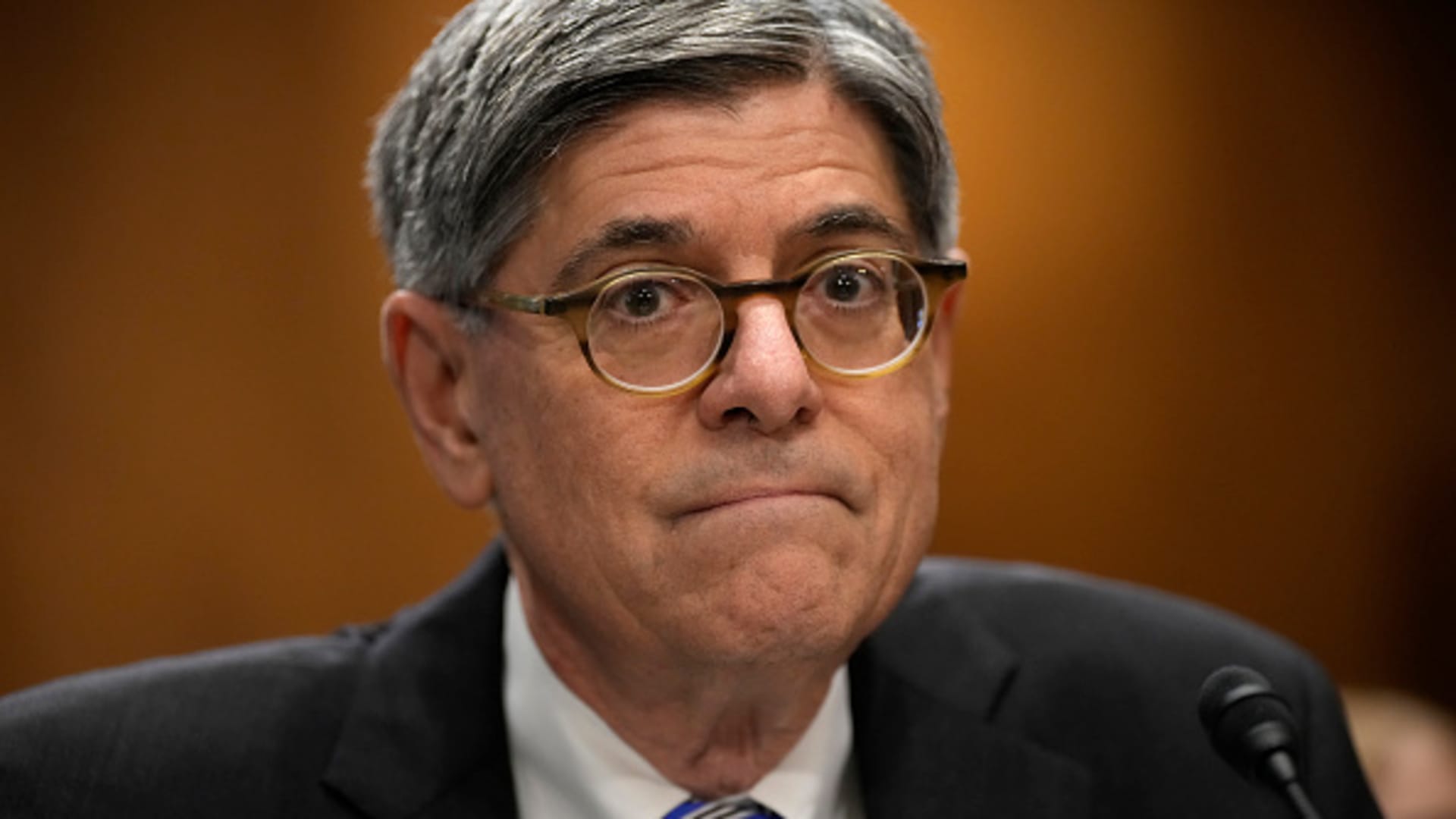 Jack Lew, President Joe Biden’s nominee to be the U.S. ambassador to Israel, testifies during a Senate Foreign Relations Committee confirmation hearing on Capitol Hill October 18, 2023 in Washington, DC.