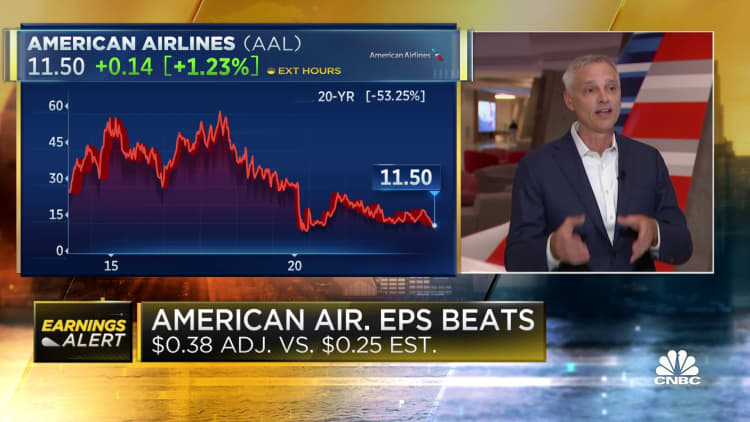 Robert Isom, director ejecutivo de American Airlines: veo una demanda sólida hasta 2024