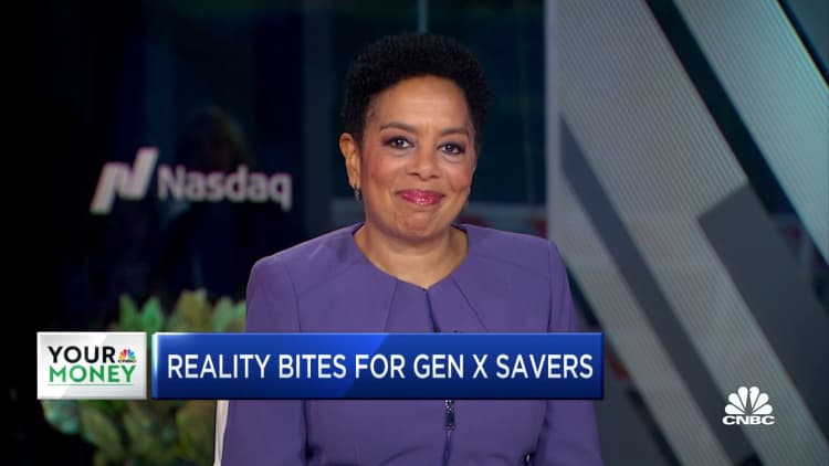 The average Gen X household has only $40K in retirement savings in private accounts