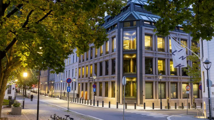 The Norges Bank, Norway's central bank, in Oslo, Norway, on Tuesday, Oct. 17, 2023.