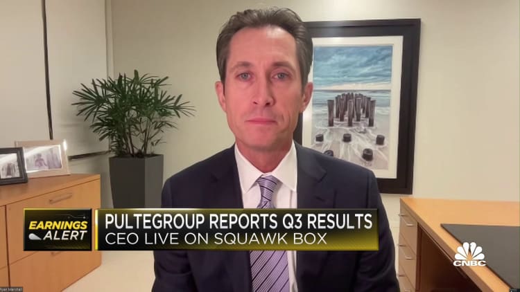 PulteGroup CEO Ryan Marshall on Q3 earnings: Demand remains strong despite mortgage rate surge