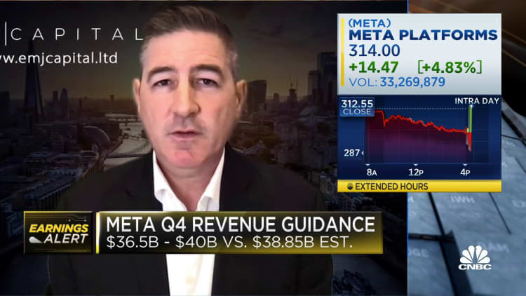 Meta's profits 'have to go up next year', says EMJ's Eric Jackson following Q3 results