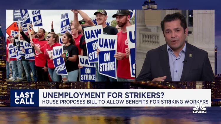 Rep. Jimmy Gomez talks bill that will allow unemployment benefits for striking workers