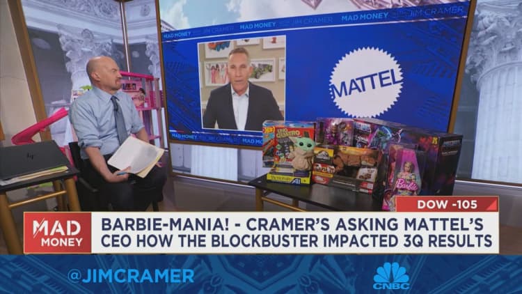 Mattel CEO Ynon Kreiz talks Q3 earnings with Jim Cramer