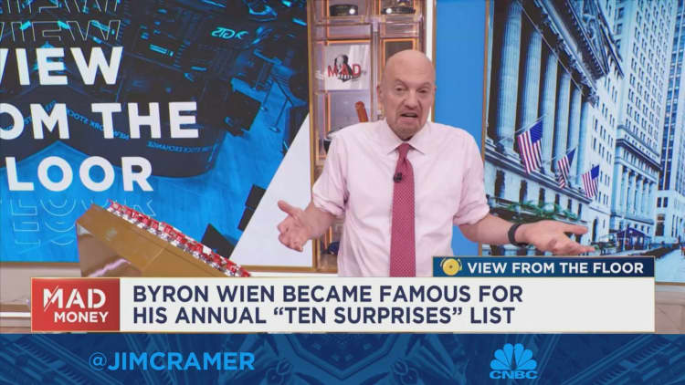 When Byron Wien's list came out I would ponder it for hours, says Jim Cramer