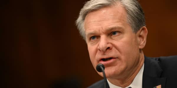 China and cybercriminals are targeting American AI companies, FBI Director Wray says