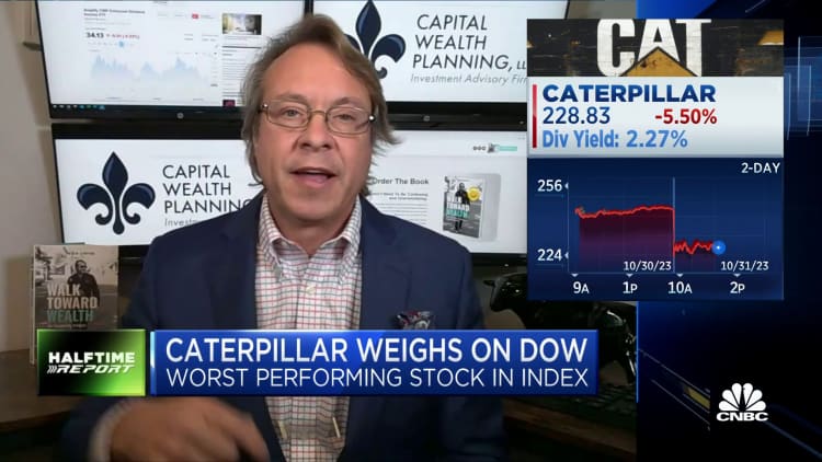 I'm not scared by the numbers I'm seeing for Caterpillar, says Capital Wealth's Kevin Simpson