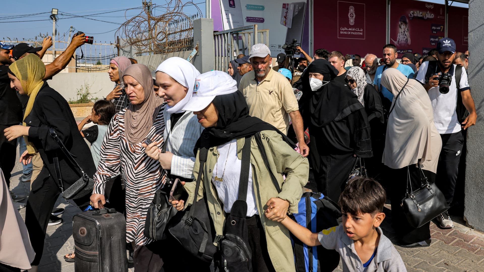 First civilians from Gaza enter Egypt through Rafah border crossing; Netanyahu warns of 'long war': Live updates
