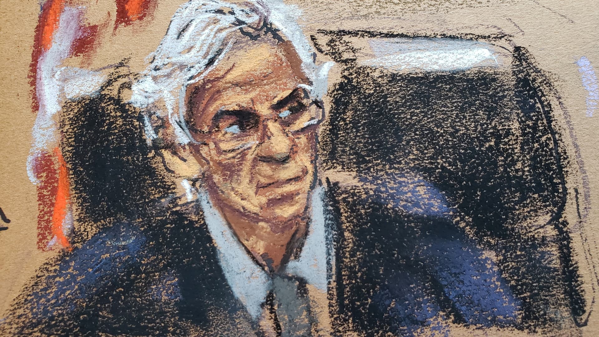 Judge Arthur Engoron presides during the Trump Organization civil fraud trial in New York State Supreme Court in the Manhattan borough of New York City, U.S., November 1, 2023 in this courtroom sketch. 