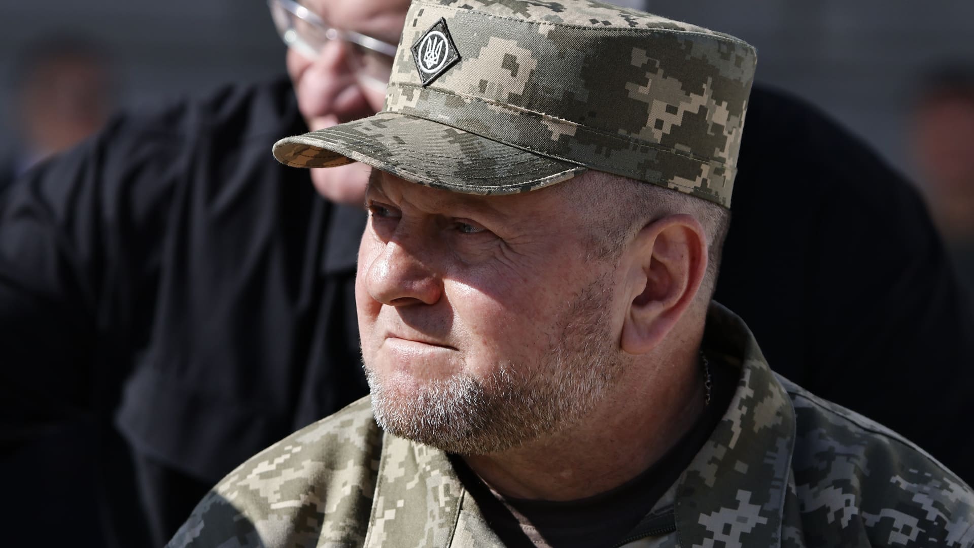 Valery Zaluzhnyi, commander-in-chief of the Armed Forces of Ukraine, at an event commemorating Ukraine's Independence Day, on Aug. 24, 2023, in Kyiv, Ukraine.