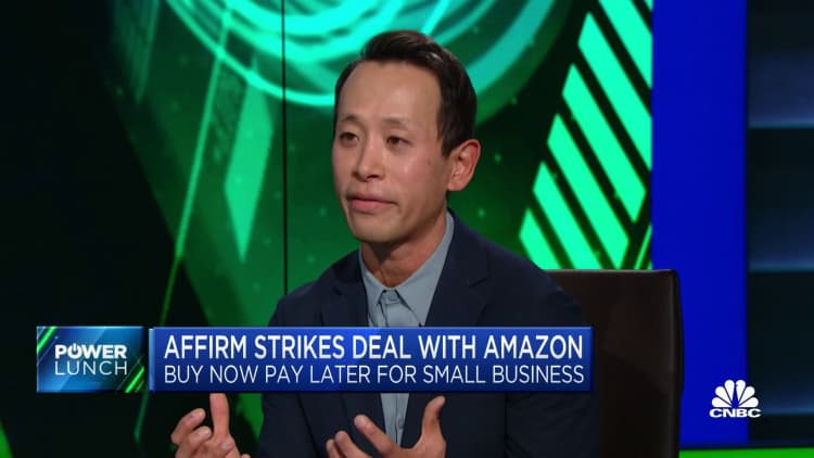Affirm shares soar on 'buy now, pay later' deal with Amazon