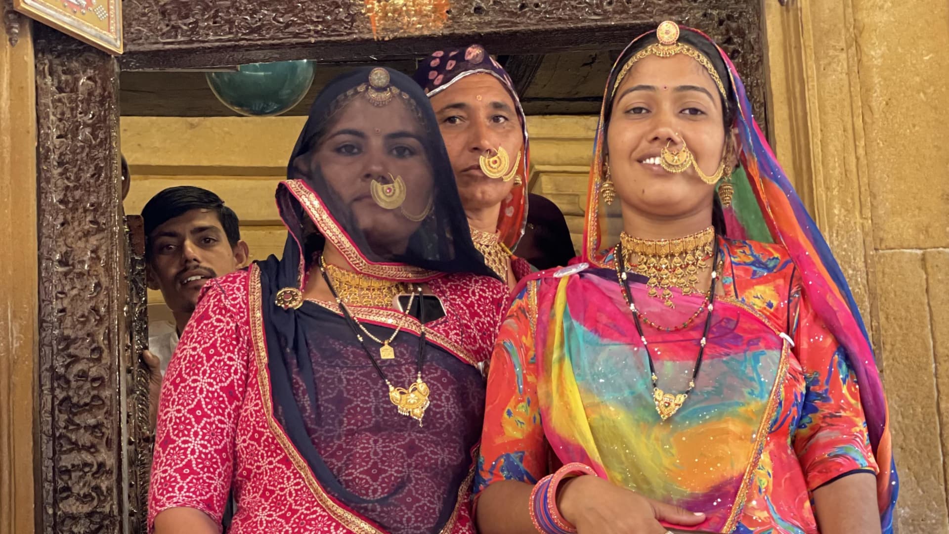 The faces of those living in Jaisalmer Fort.
