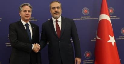 Turkey, U.S. discuss Ukraine, Gaza, ways to improve ties, foreign minister says