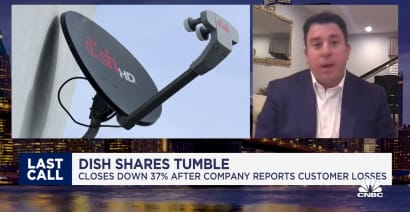 Dish shares tumble 37% after reported customer loss