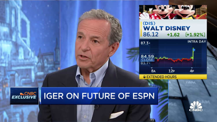Disney CEO Bob Iger: We are very bullish on the future of Disney+