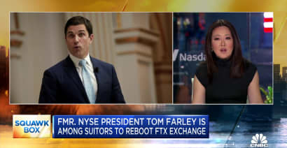 Former NYSE President Tom Farley is among suitors to reboot FTX exchange