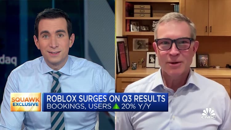 Roblox CEO David Baszucki on Q3 results, strong user growth: Really hitting  on all cylinders