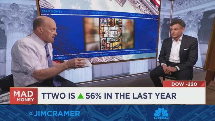Take-Two CEO Strauss Zelnick goes one-on-one with Jim Cramer