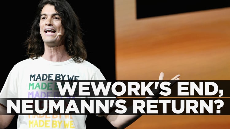 The end of WeWork, the return of Neumann?Who stays with the bag and what happens next?