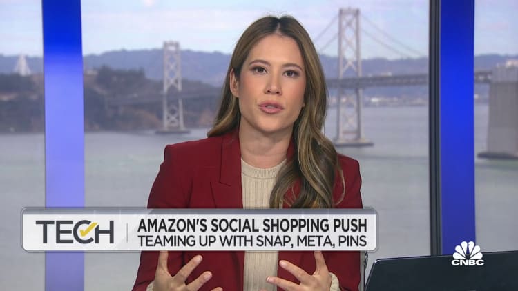 Amazon partners with Snap to feature shopping ads on the app
