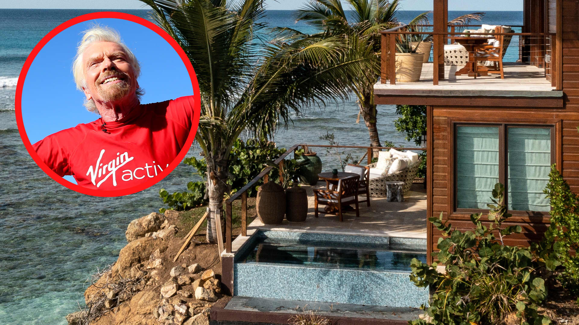 You can stay on Richard Branson's private island this holiday season—rates start at $5,400 a night