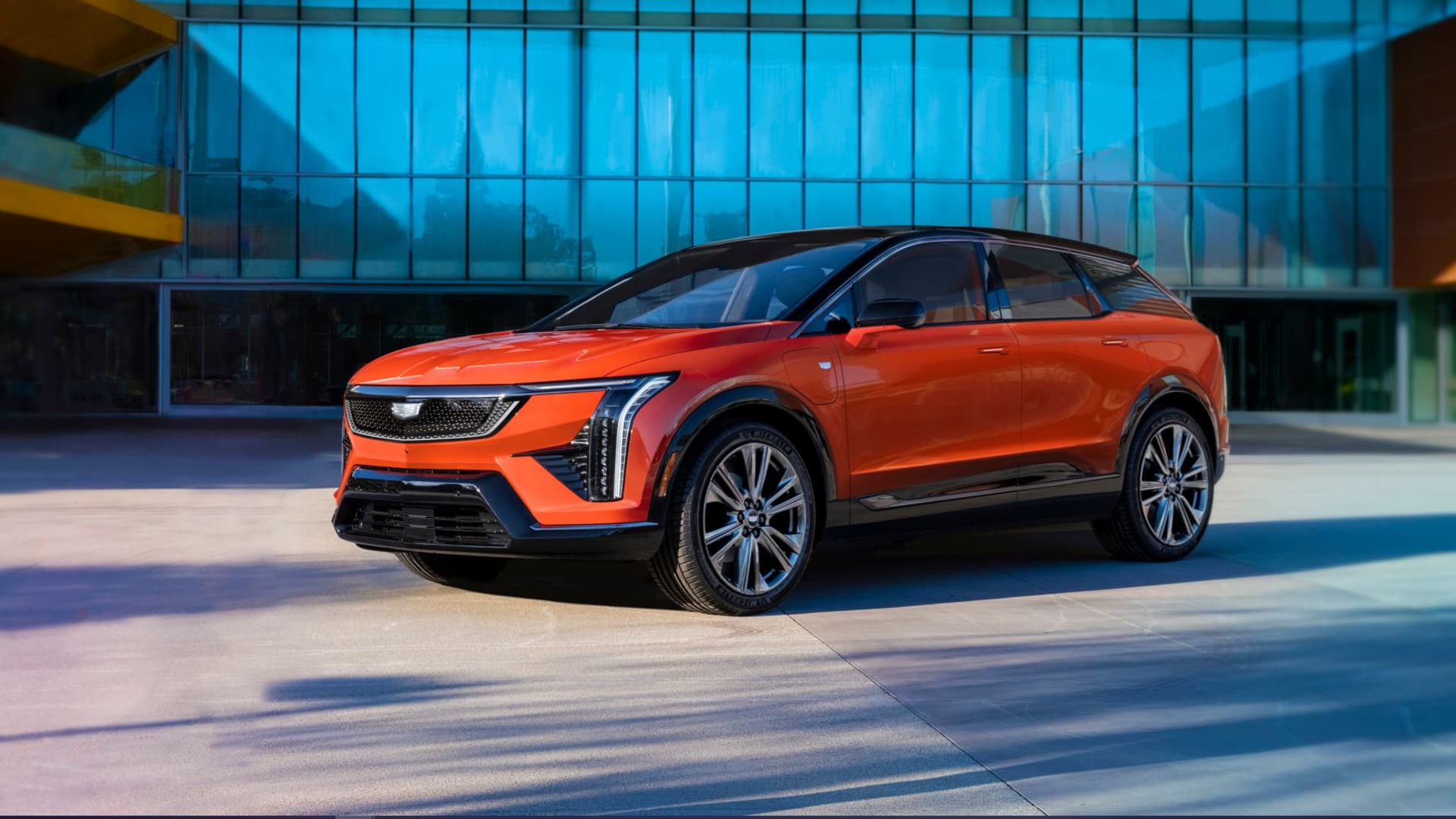 Cadillac reveals its new entry-level EV, a compact crossover known as the Optiq